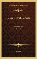 De Vita Et Scriptis Maverdii: Commentatio (1851)