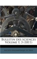 Bulletin Des Sciences Volume T. 3 (1811)