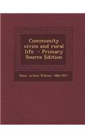 Community Civics and Rural Life: (English)