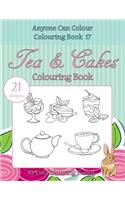 Tea & Cakes Colouring Book