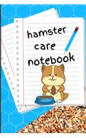 Hamster Care Notebook