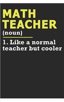 Math Teacher