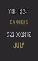 The Best canoers are Born in July journal