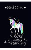 Unicorn Never Stop Dreaming