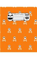 Halloween Abstract Pattern Volume 5 Wide Ruled Journal: 110 Blank Lined Wide Ruled (7.5 x 9.25) Pages to Jot Down Your Thoughts
