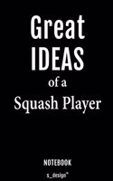 Notebook for Squash Players / Squash Player