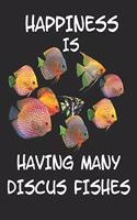 Happiness is Having Many Discus Fishes: Planner Weekly and Monthly for 2020 Calendar Business Planners Organizer For To do list 8,5" x 11" with Discus Fish Fishes Sealife Aquarium Water Oc