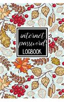 Internet Password Logbook