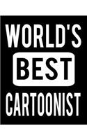 World's Best Cartoonist: 2020 Calendar Day to Day Planner Dated Journal Notebook Diary 8" x 10" 110 Pages Clean Detailed Book