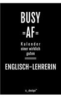Kalender für Englisch-Lehrer / Englisch-Lehrerin: Immerwährender Kalender / 365 Tage Tagebuch / Journal [3 Tage pro Seite] für Notizen, Planung / Planungen / Planer, Erinnerungen, Sprüche