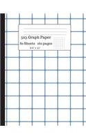 Big Graph Paper Composition Book: Graph Paper Composition Notebook, Grid Book, Squared Paper, Quad Ruled 5x5 Graph Paper, Big Graph Paper-8.5 X 11, 80 Sheets (Line Theme Notebook)