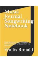 Music Journal Songwriting Notebook