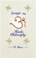 Essays on Hindu Philosophy