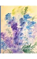 Gratitude Journal - Watercolor Painting of Bluebells