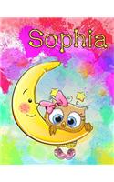 Sophia: Personalized Book with Name, Journal, Notebook, Diary, 185 Lined Pages, 8 1/2 X 11: Personalized Book with Name, Journal, Notebook, Diary, 185 Lined Pages, 8 1/2 X 11