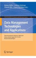 Data Management Technologies and Applications