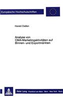 Analyse von CMA-Marketingaktivitaeten auf Binnen- und Exportmaerkten