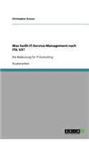 Was heißt IT-Service-Management nach ITIL V3?