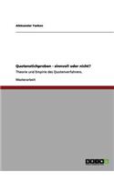 Quotenstichproben - sinnvoll oder nicht?: Theorie und Empirie des Quotenverfahrens.