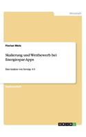 Skalierung und Wettbewerb bei Energiespar-Apps