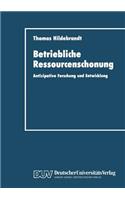 Betriebliche Ressourcenschonung