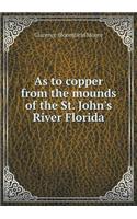 As to Copper from the Mounds of the St. John's River Florida