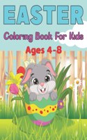 Easter Coloring Book for Kids Ages 4-8