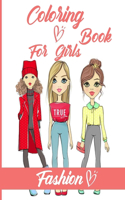 Fashion Coloring Book For Girls
