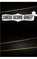 Chess Score Sheet