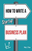 How To Write A Startup Business Plan