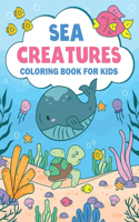 Sea Creatures Coloring Book For Kids