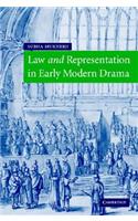 Law and Representation in Early Modern Drama