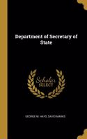 Department of Secretary of State