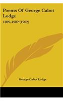 Poems Of George Cabot Lodge