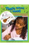 That's What I Need: Using Song Lyrics to Teach and Practice the Six Traits of Effective Writing