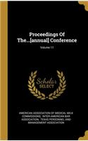 Proceedings Of The...[annual] Conference; Volume 11