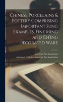 Chinese Porcelains & Pottery Comprising Important Sung Examples, Fine Ming and Ch'ing Decorated Ware