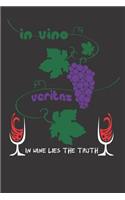 Wine Drinking Grape Juice Notebook Journal