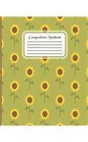 Composition Notebook: Wide Ruled Blank Lined 7.5 x 9.25 Book White 110 pages(7 Soft Hearts)