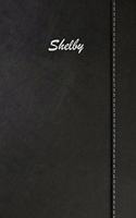 Shelby: Weekly Meal Planner Simulated Black Leather Track And Plan Your Meals 52 Week Food Planner / Diary / Log / Journal / Calendar Meal Prep And Planning