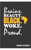 Brains Beauty Black Woke Proud