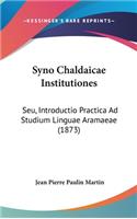 Syno Chaldaicae Institutiones: Seu, Introductio Practica Ad Studium Linguae Aramaeae (1873)