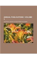 Annual Publications (Volume 3)