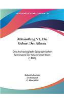 Abhandlung V1, Die Geburt Der Athena