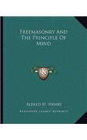 Freemasonry and the Principle of Mind