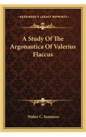 Study of the Argonautica of Valerius Flaccus