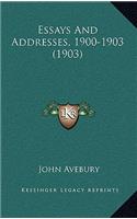 Essays and Addresses, 1900-1903 (1903)