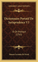 Dictionnaire Portatif De Jurisprudence V3