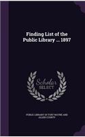 Finding List of the Public Library ... 1897