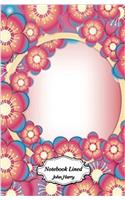 Notebook Lined: Sakura Pattern Design: 120 Blank Lined Page Softcover Journal, 5.5 X 8.5 (Blank Notebook Journal)